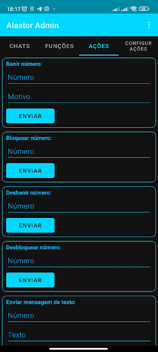 Alastor Admin Screen 2