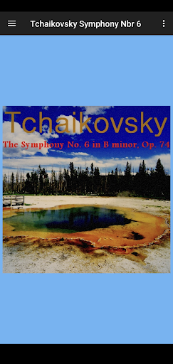 Android application Symphony No. 6 (Tchaikovsky) screenshort