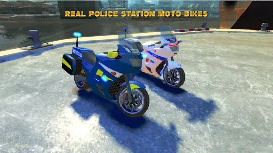 Real Police Station Moto Bikes