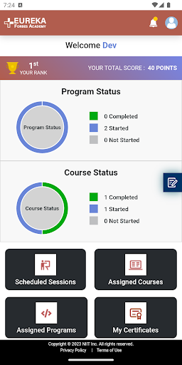 Eureka Forbes Academy Screen 3