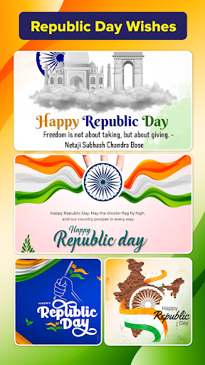 Android application Republic Day Wishes screenshort