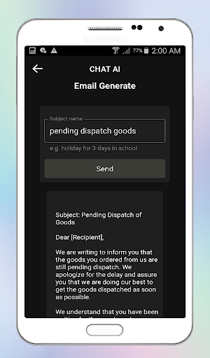 CHAT AI - Ask AI Chatbot GPT