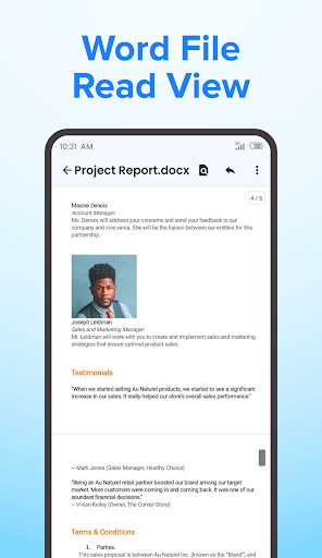 Doc Reader - Word Docx Viewer Screen 3