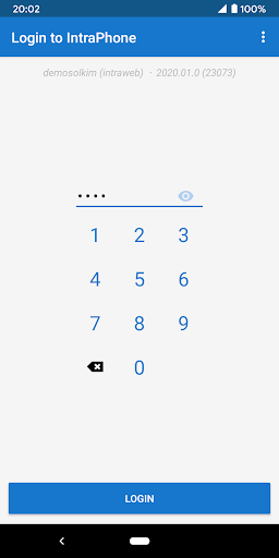 Android application IntraPhone screenshort