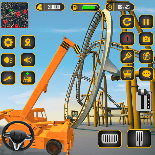 Roller Coaster Builder Game  Icon