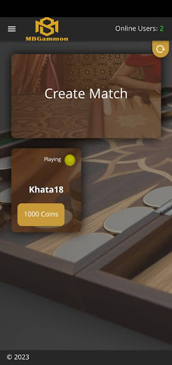 Android application MbGammon screenshort