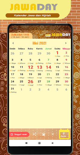 Jawaday Kalender Jawa dan Hijr Screen 3