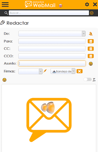Android application WebMail Dataclick.es screenshort