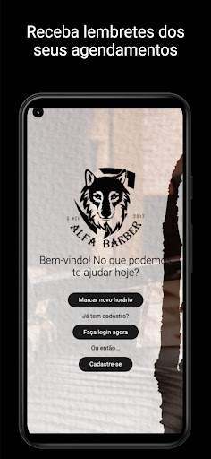 Android application Alfa Barber screenshort