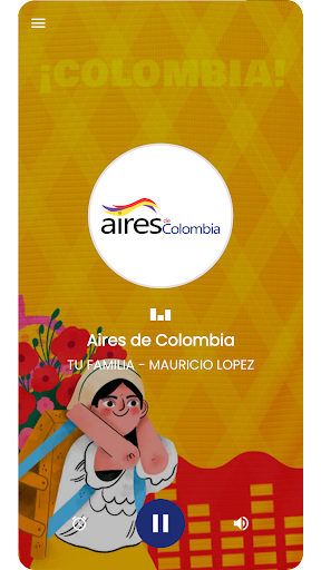 Aires de Colombia - Radio Screen 2