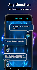 UniChat - AI Chat Assistant 5.0 APK + Мод (Unlimited money) за Android