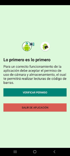 Android application Scanner screenshort