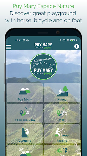Android application Puy Mary Espace Nature screenshort