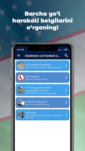 Yo'l harakati qoidalari 2025 Screenshot 3 - AppWisp.com