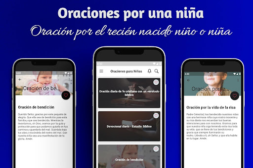 Android application Oraciones para Niñas screenshort