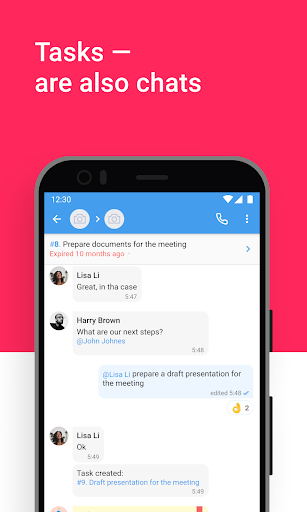 tada.team — task messenger Screen 3