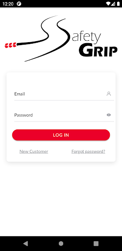Android application SafetyGrip screenshort