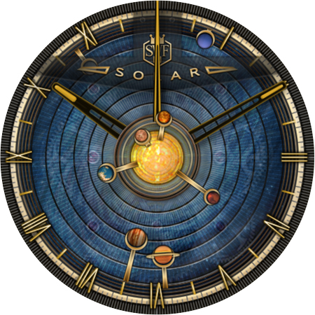 SWF Solar Planets Watch Face screenshot