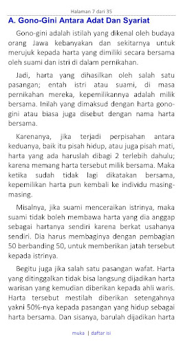 Gono-Gini, Antara Adat Syariat Screen 3