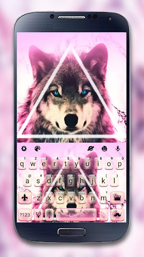 Android application Wolf Hipster Triangle Keyboard screenshort