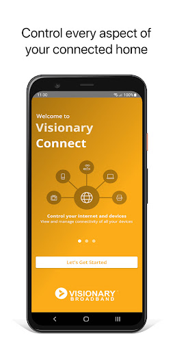 Android application Visionary Connect screenshort