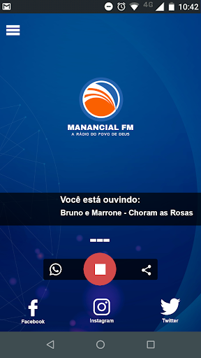 Android application Rádio Manancial FM screenshort