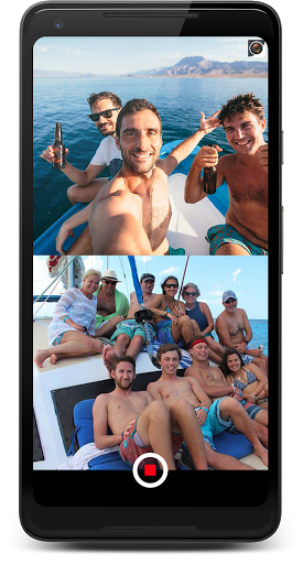 Dual Camera : Front & Back Cam Screen 2