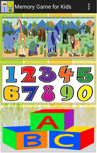 Android application Memory Game (with sound) screenshort