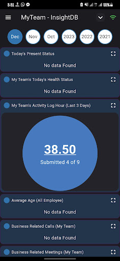 Android application InsightDB v2 screenshort