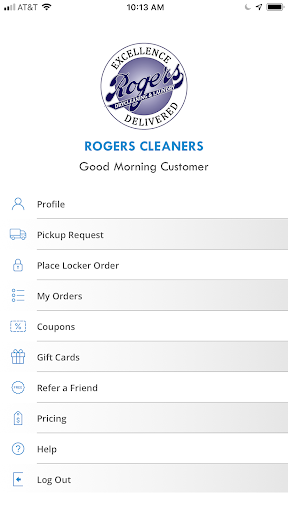 Rogers Cleaners Screen 2