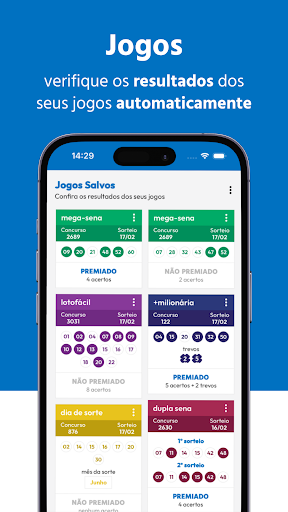 Loterias: Resultados e Gerador Screen 3