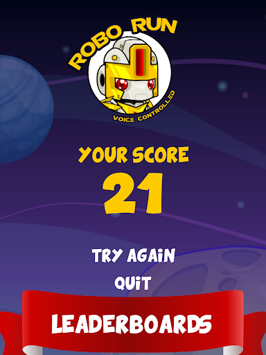 Robo Run - Voice Controlled