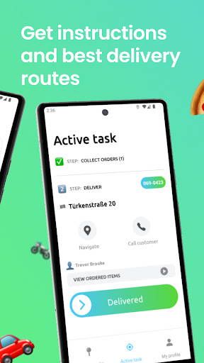 droover Delivery App Screen 2