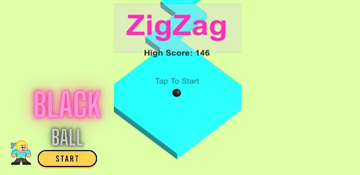 ZigZag Black ball Screen 3