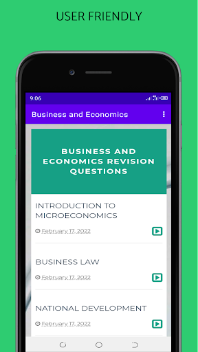 Android application Business and Economics screenshort