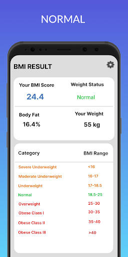 Dr. BMI Calculator Screen 2
