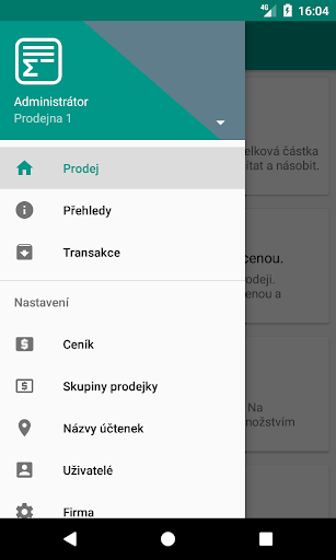 eÚčtenka EET pokladna Screen 3