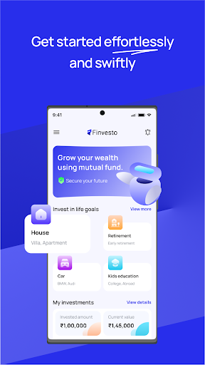 Android application Finvesto screenshort