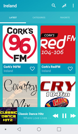 Ireland radios online Screen 3