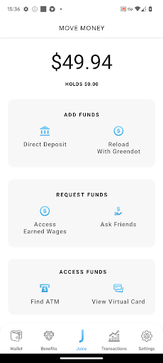 App screenshot