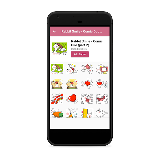 WAStickerApps Rabbit Stickers Screen 3