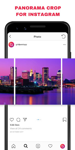 โพสต์กริด - Photo Grid Maker สำหรับโปรไฟล์ Instagram