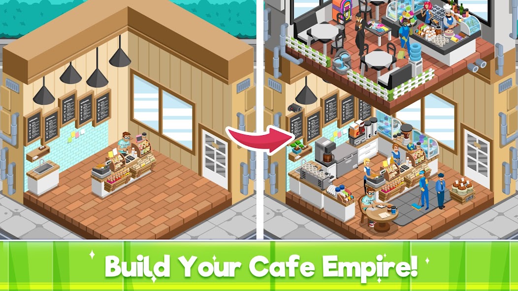 Idle Cafe Tycoon: Coffee Shop banner