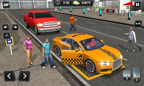 Taxi Driver Cab Car Driving 3D