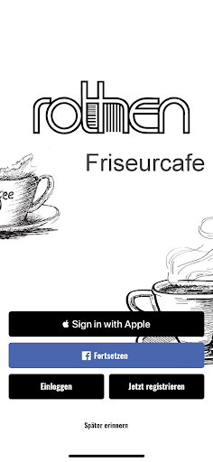 Android application Rothen - Friseurcafe screenshort