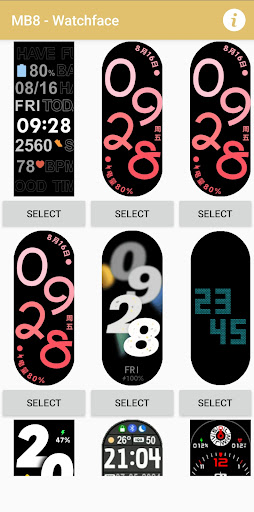 Mi Band 8 - Watch Faces screenshot 4
