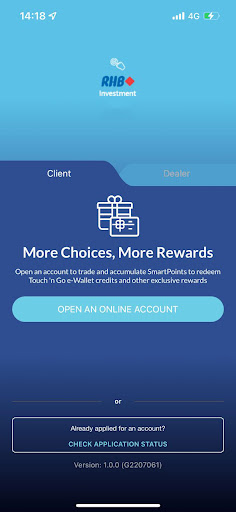 Android application RHB Investment Apply Now screenshort