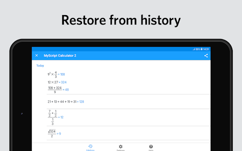MyScript Calculator 2 Screenshot