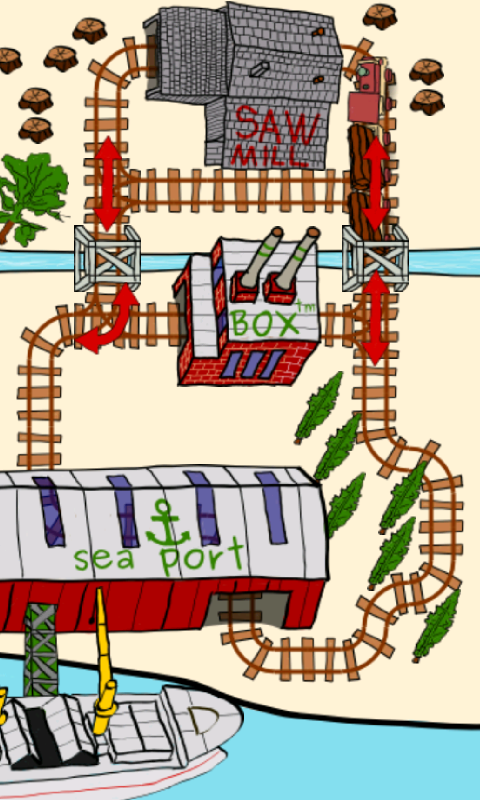 Android application Toddler Toot Train Railway screenshort