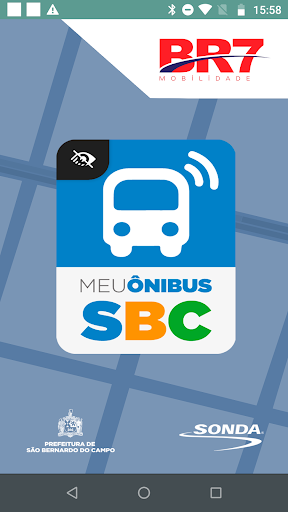 Android application Meu Ônibus SBC Acessibilidade screenshort